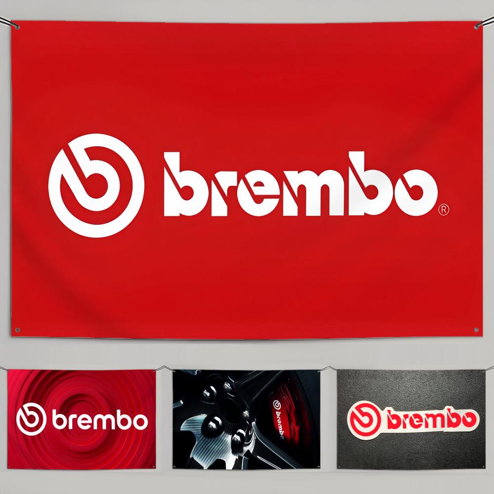 Gardening Tools Store - B-Brembo Flaggen der berühmten Marke, minimalistische