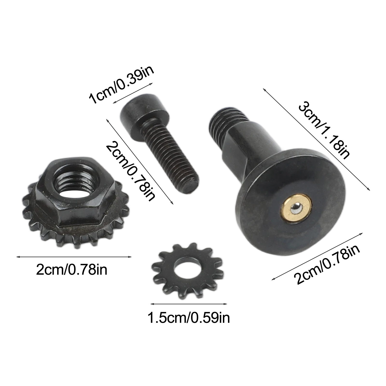 Essential Gardening Tools - Bimetall-Ersatzschneidschrauben für Gartenschere mit Verriegelung für