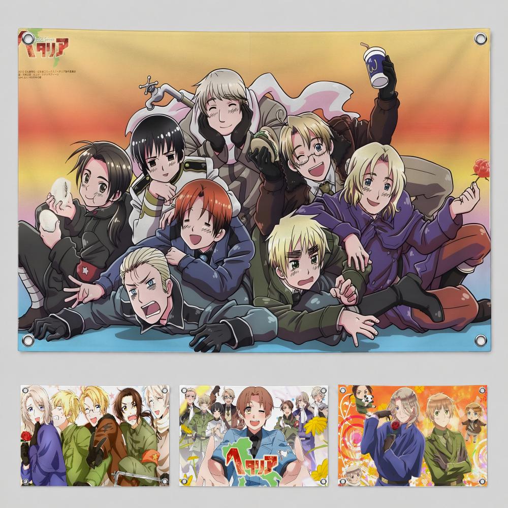 Gardening Tools Store - Hetalia World Star Flags Flaggen, minimalistische