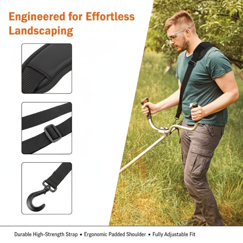 Gardening Hand Tools Yard - Multifunktionaler Verstellbarer Freischneider-Schultergurt Rasenmäher-Rucksackgurt für Gartenpflege
