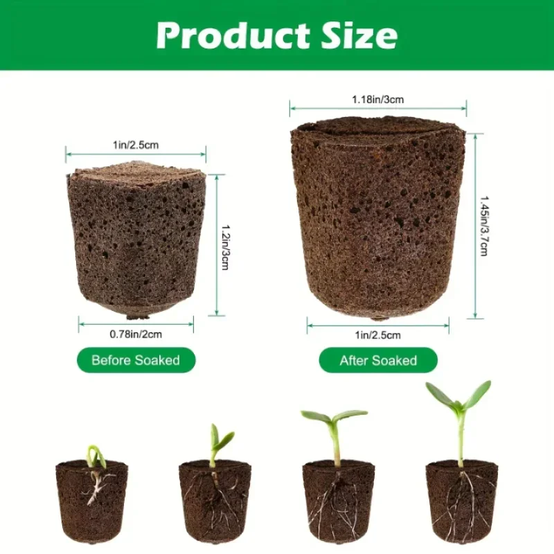 Hydroponic System - Setzling-Starter-Schwamm-Kit für Hydroponische Indoor-Gartensysteme, mit Wachstumsschwämmen