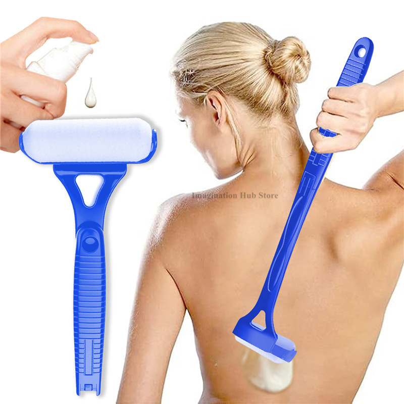Gardening Tools Long Handle - Faltbarer Lotion-Applikator mit langem Griff, Rollertyp-Sonnenschutzcreme-Auftragsgerät,
