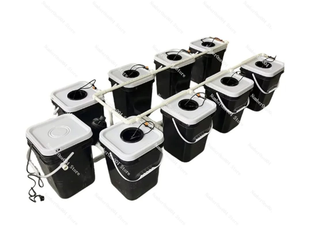 Hydroponic System - RDWC Heim-Balkon Hydroponik-Anbau-Set, 4+1 & 8+1