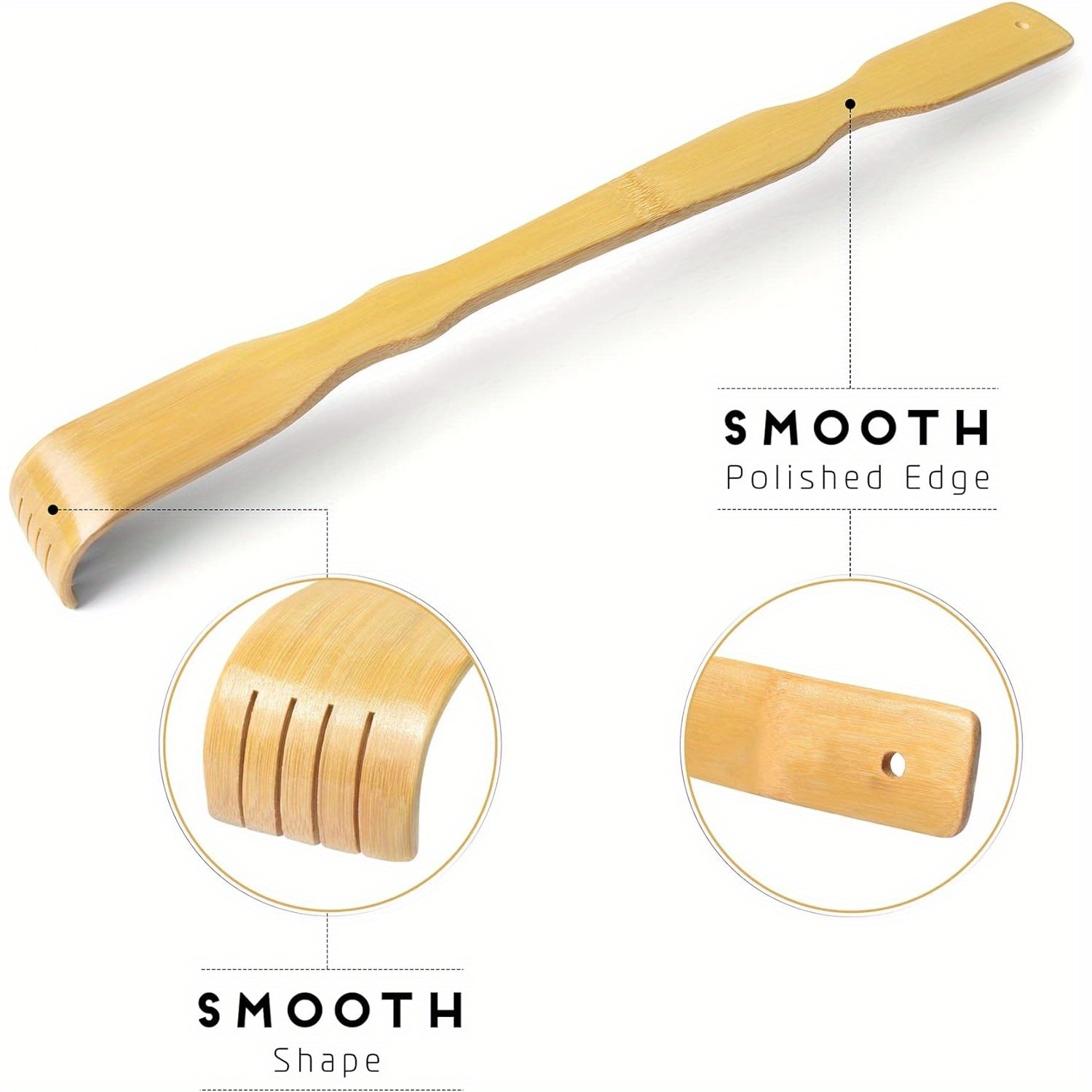 Gardening Tools Long Handle - Bambus-Rückenkratzer – Natürliches Bambuswerkzeug zur Linderung
