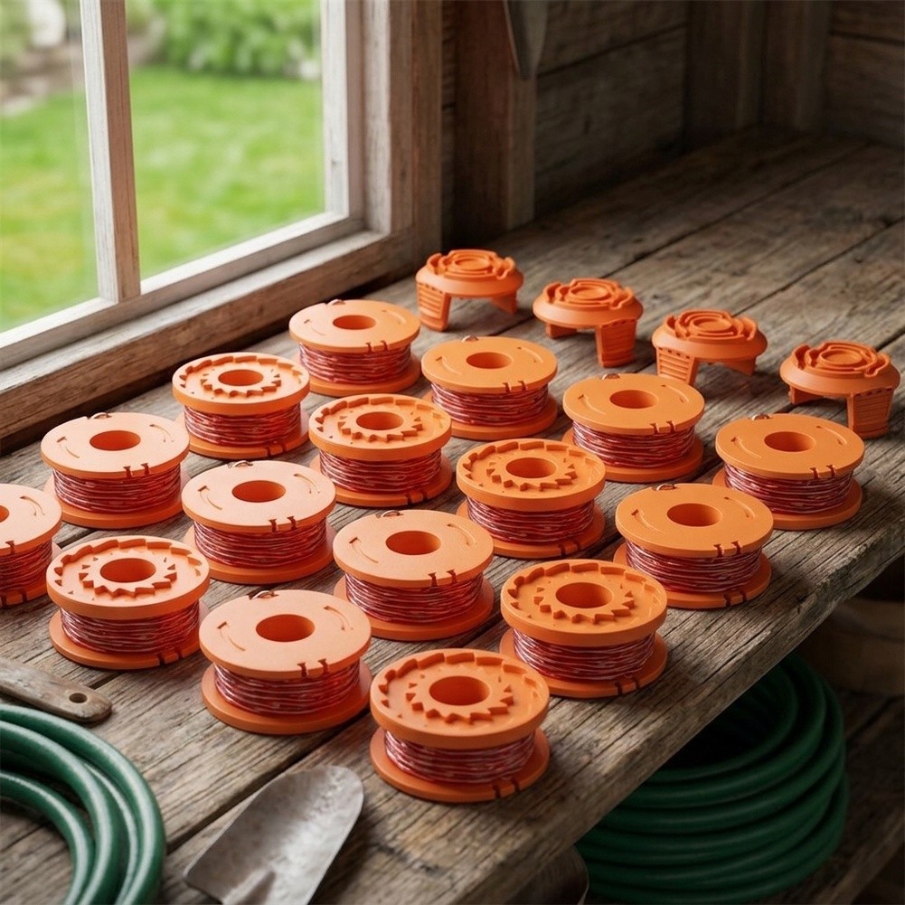 Gardening Tools Required - 20er-Pack Ersatzspulen für Rasentrimmer, einfache Installation,