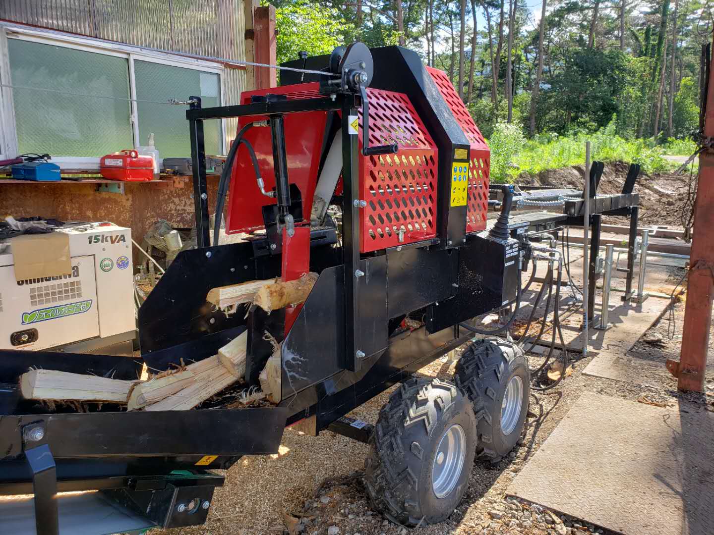 Gardening Tools Store - YG Hochleistungs-Brennholzprozessor - Verbesserter Leistungsstarker Holzspalter