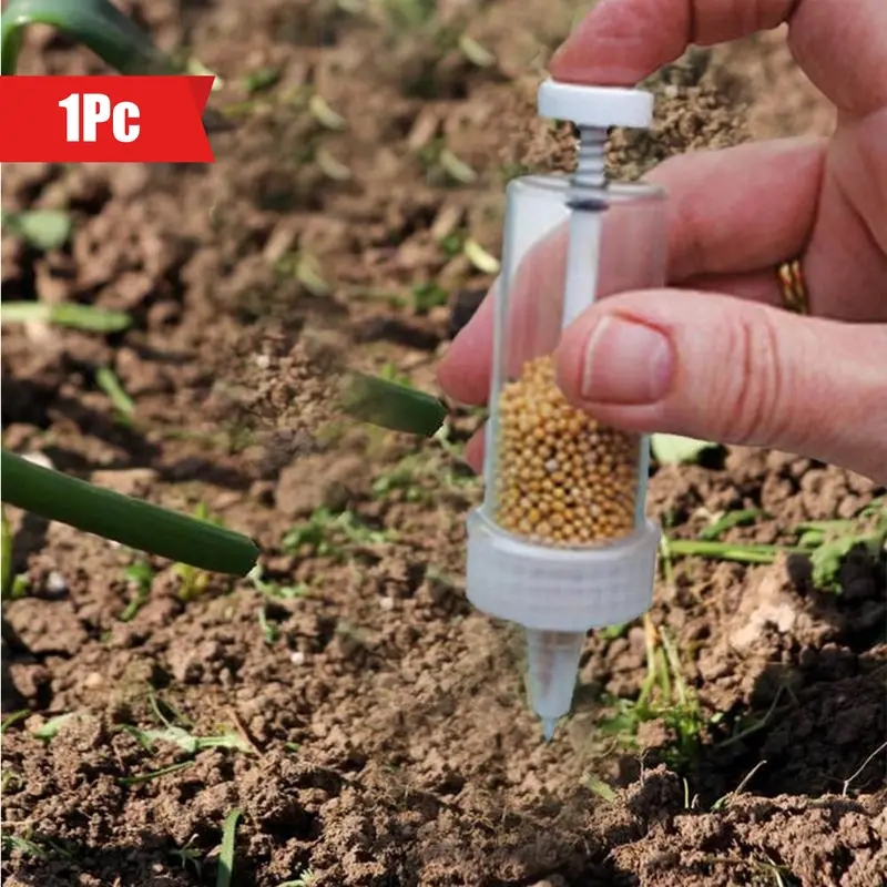 Essential Gardening Tools - 1-teiliger tragbarer Samenspender, manuelles Mini-Sämaschinenwerkzeug für