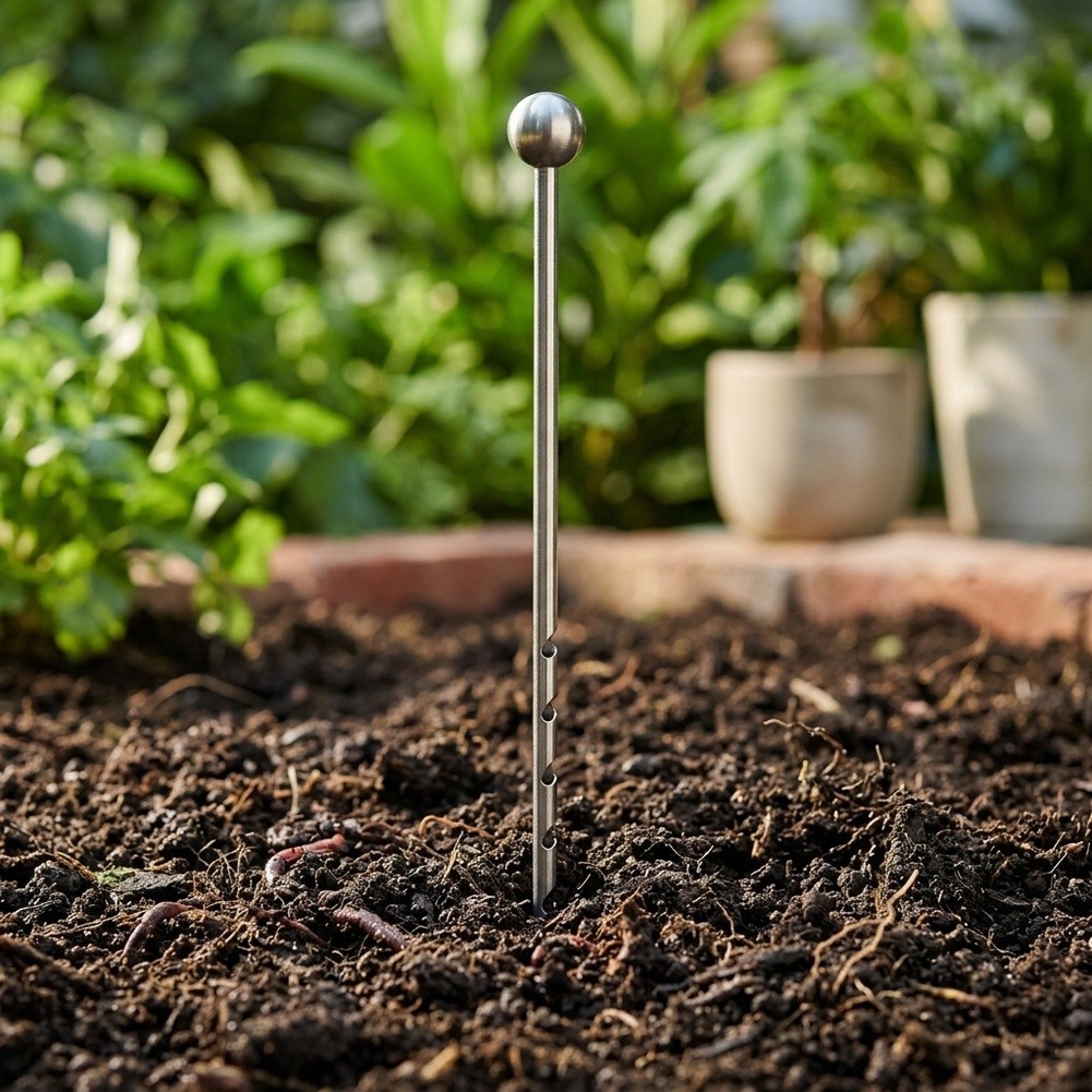 14-Zoll-Edelstahl-Bodenmessger – Gardening Tools Required Bewertung und Preis
