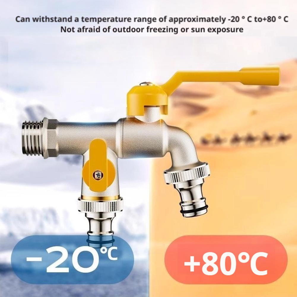Doppelter Außenwasserhahn für  – Gardening Tools And Equipment Bewertung und Preis