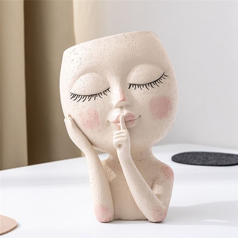REST Mädchen Gesicht Kopf Vase – Gardening Tools Girls Bewertung und Preis