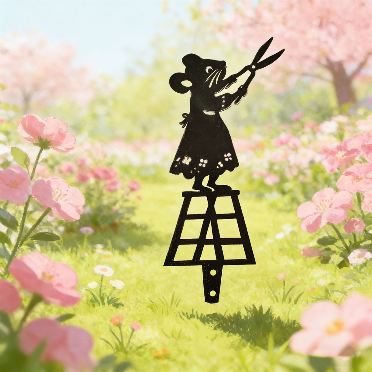 Schwarze Silhouetten-Metall-Ga – Essential Gardening Tools Bewertung und Preis