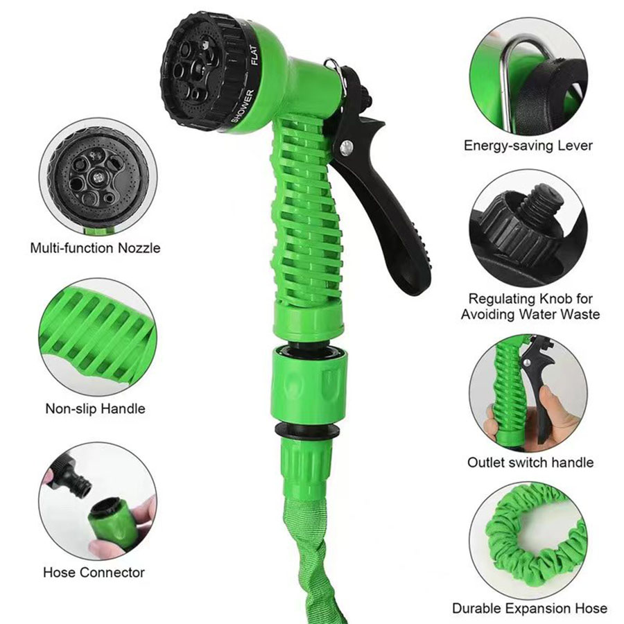 25FT-200FT Erweiterbarer Zaube – Gardening Tools Plastic Bewertung und Preis