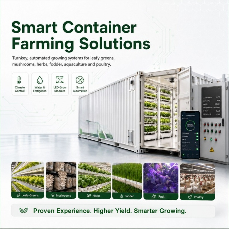 Großes Smart Farm Versandconta – Hydroponic System Bewertung und Preis